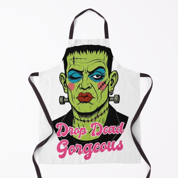 Item preview, ¡Muérete de la risa con Frankenstein maquillado de drag! ¡Un Halloween de terror y humor! designed and sold by HalfCat.