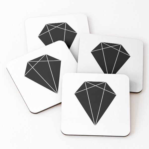 Item preview, Minimalist Black Diamond – Bold Centerpiece Design designed and sold by anna2681.