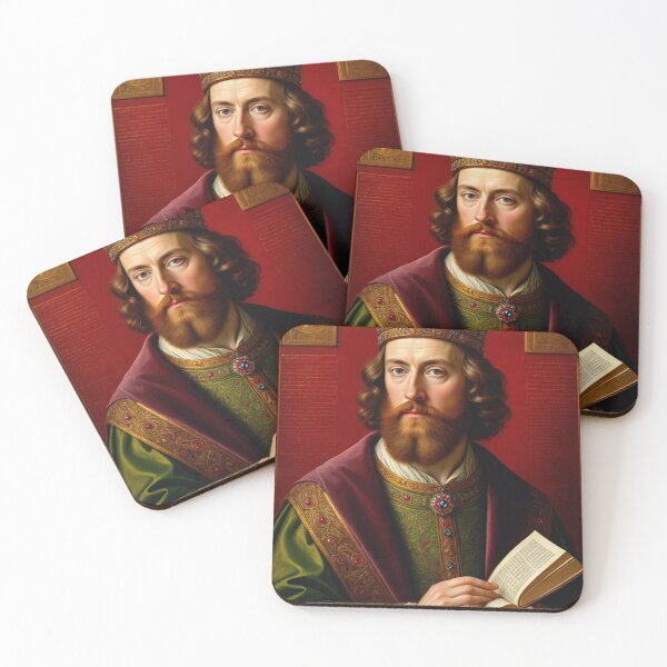 Item preview,  Portrait of King Constantine the great vintage art designed and sold by Vintage Designs +.