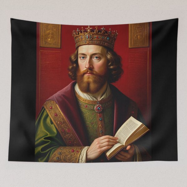 Item preview,  Portrait of King Constantine the great vintage art designed and sold by Vintage Designs +.