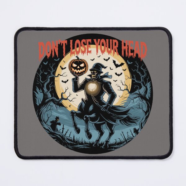 Item preview, Phantom Pumpkin: The Headless Horseman holds his glowing pumpkin head high. For the Halloween Festive Season designed and sold by Grang Art Artistic Designs.