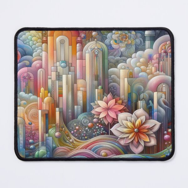 Item preview, Art Deco Cosmos – surreal floral fusion in dreamlike elegance and poetic abstraction designed and sold by FotoworldEdel.