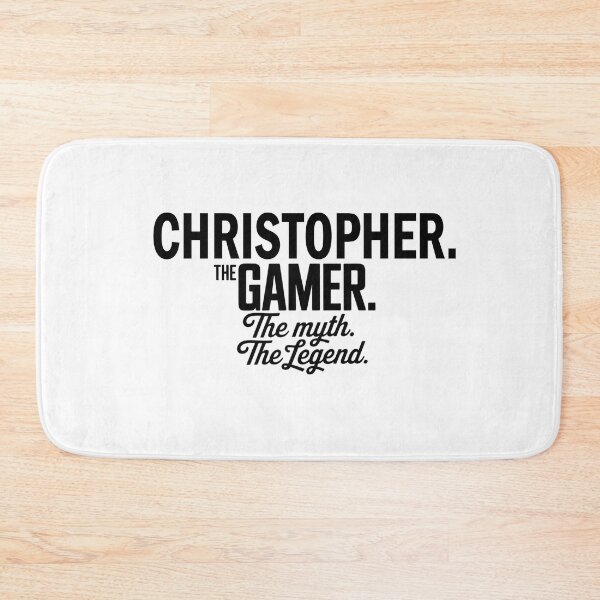 Item preview, Christopher The Gamer The Myth The Legend Christopher Name - Funny Gamer Quote design designed and sold by Oussinc.