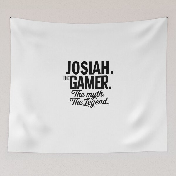 Item preview, Josiah The Gamer The Myth The Legend Josiah Name - Funny Gamer Quote design designed and sold by Oussinc.