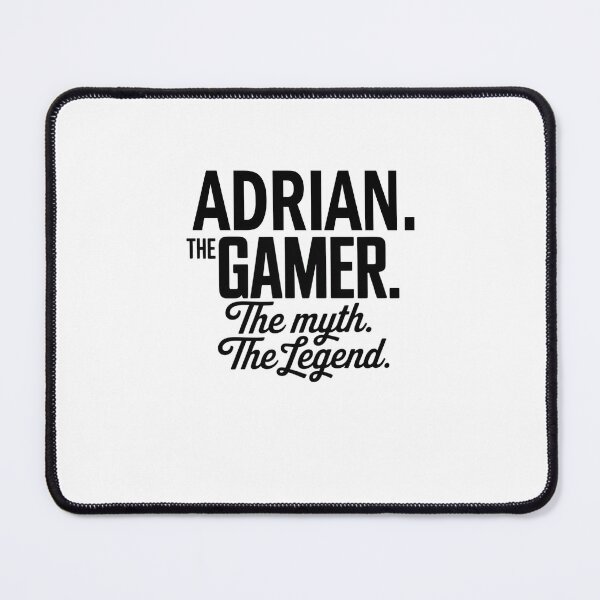Item preview, Adrian The Gamer The Myth The Legend Adrian Name - Funny Gamer Quote design designed and sold by Oussinc.