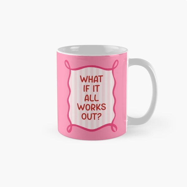 Item preview, What If It All Works Out? Striped Aesthetic. Pink And Red. designed and sold by CoCoArt-Ua.