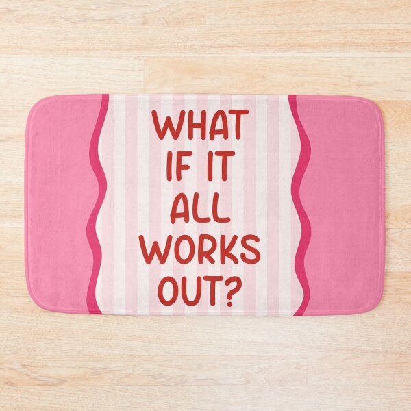 Item preview, What If It All Works Out? Striped Aesthetic. Pink And Red. designed and sold by CoCoArt-Ua.
