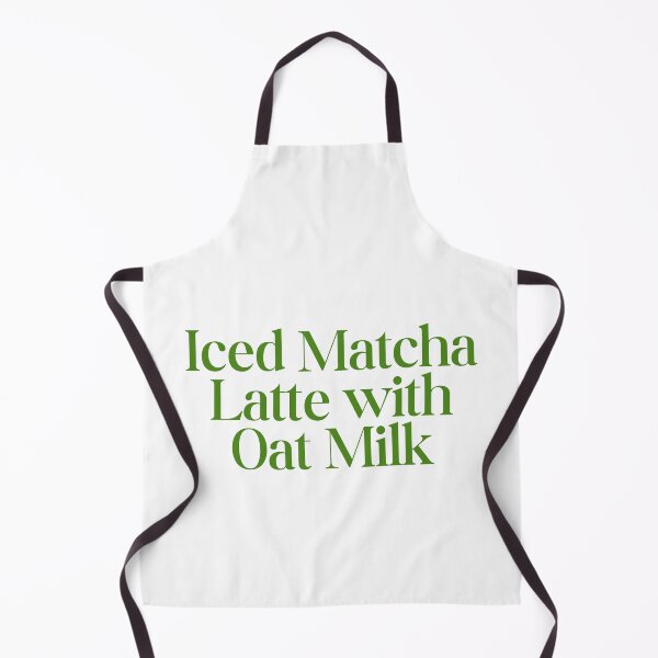 Item preview, Coffee Order: Iced Matcha Latte with Oat Milk - Green designed and sold by SWETA HALDER.