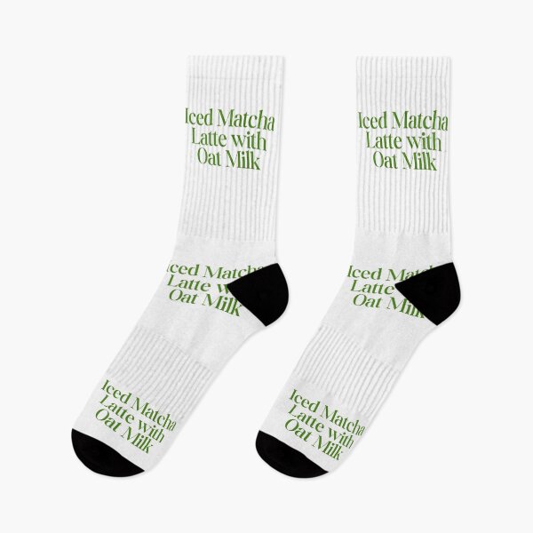 Item preview, Coffee Order: Iced Matcha Latte with Oat Milk - Green designed and sold by SWETA HALDER.