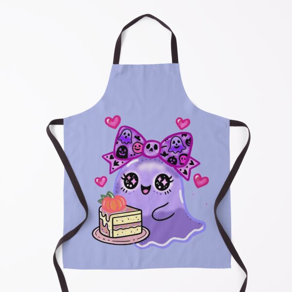Item preview, Adorable ghost with a slice of pumpkin cake designed and sold by PerenoMislun.