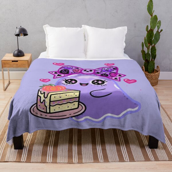 Item preview, Adorable ghost with a slice of pumpkin cake designed and sold by PerenoMislun.