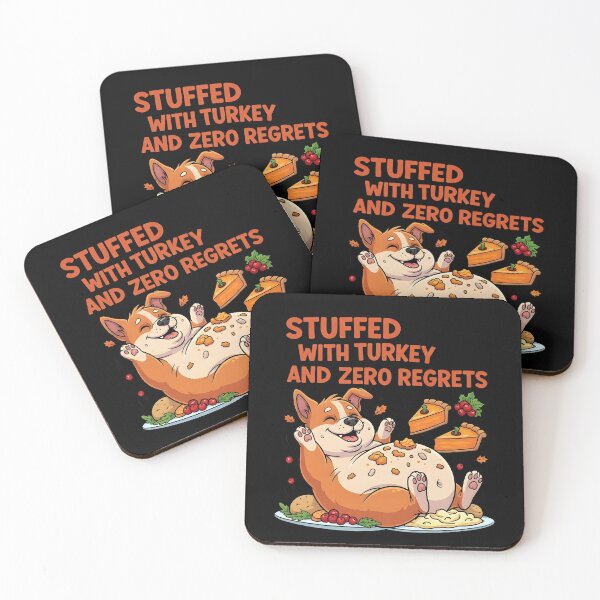 Item preview, Funny Thanksgiving Dog – Stuffed With Turkey And Zero Regrets designed and sold by fawzimorsy.