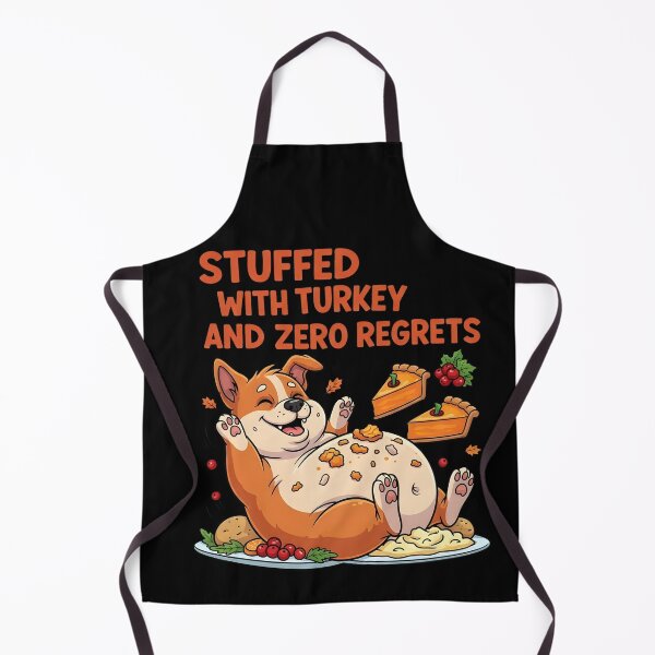 Item preview, Funny Thanksgiving Dog – Stuffed With Turkey And Zero Regrets designed and sold by fawzimorsy.
