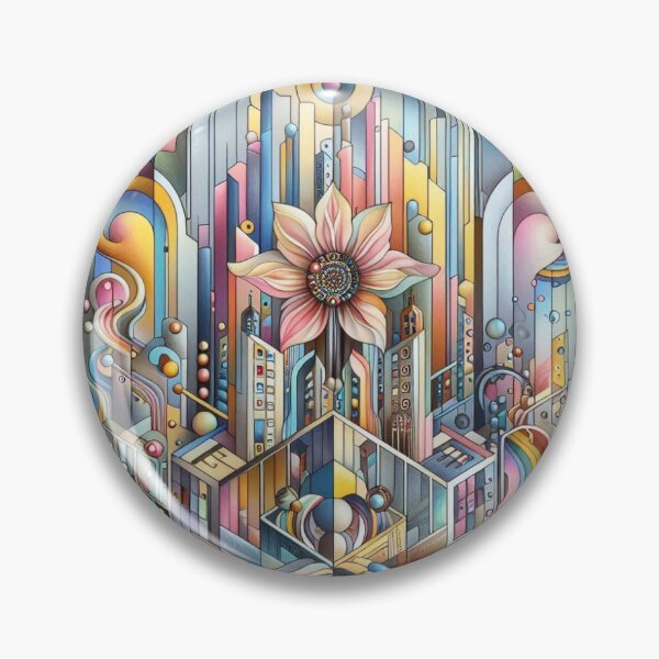 Item preview, Art Deco Cosmos – surreal floral fusion in dreamlike elegance and poetic abstraction designed and sold by FotoworldEdel.