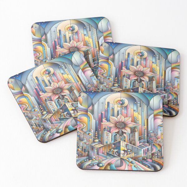 Item preview, Art Deco Cosmos – surreal floral fusion in dreamlike elegance and poetic abstraction designed and sold by FotoworldEdel.