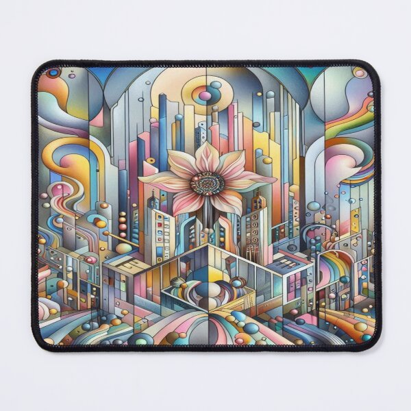 Item preview, Art Deco Cosmos – surreal floral fusion in dreamlike elegance and poetic abstraction designed and sold by FotoworldEdel.