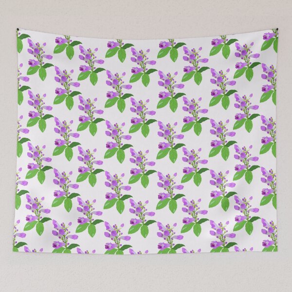Item preview, Vibrant Purple Floral Pattern Transparent Background designed and sold by MNX.