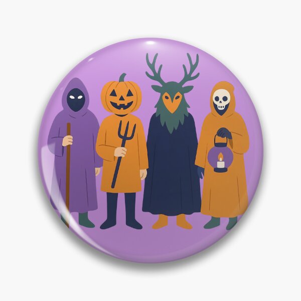 Item preview, Samhain Mummers. Halloween. Pagan tradition. 4 different designs. designed and sold by Sira y El Loco.