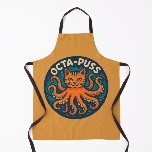 Item preview, Tabby Cat Octopus Emblem designed and sold by Chemonsmusic.