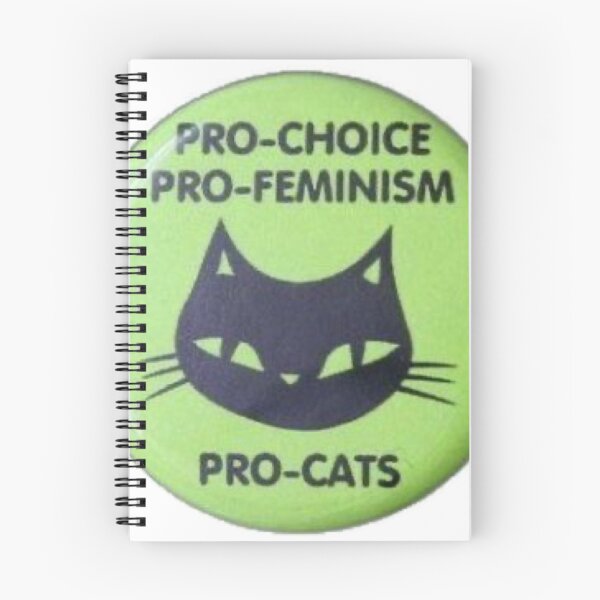 Item preview, Pro choice pro feminism pro cats designed and sold by BrontesWhimsyStore.
