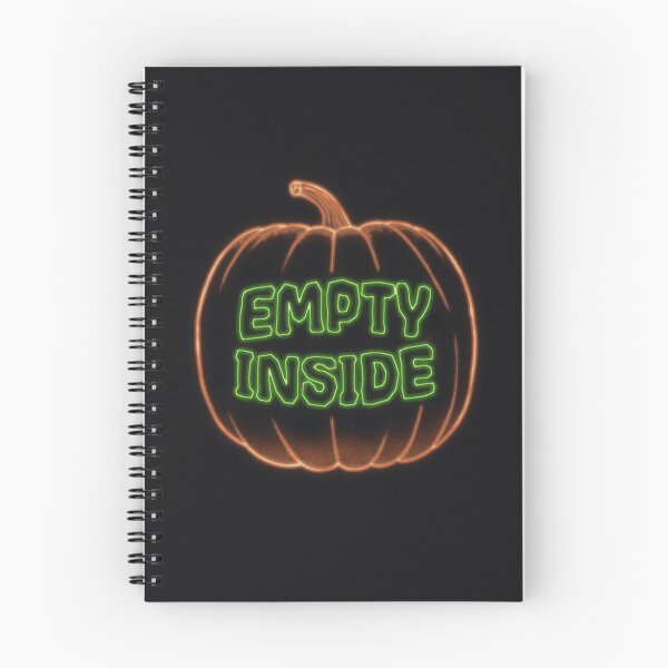 Item preview, EMPTY INSIDE | funny existential Halloween pumpkin humor designed and sold by ToruandMidori.
