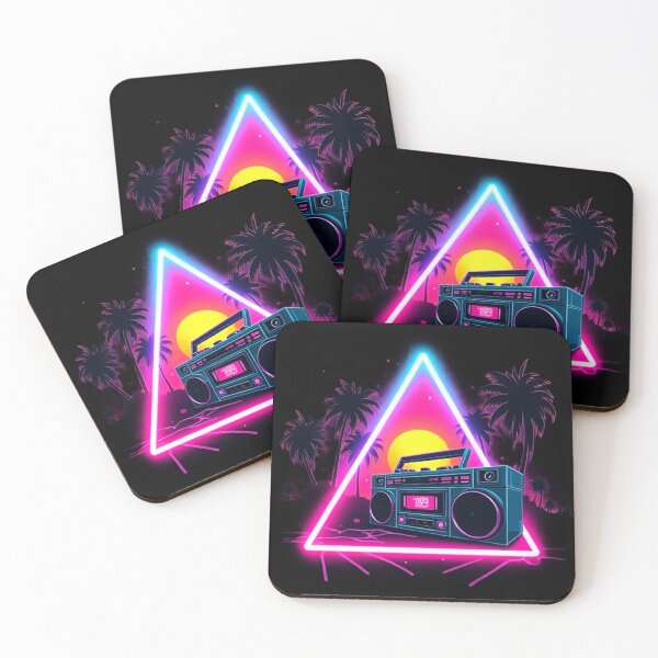 Item preview, 90s Synthwave Vaporwave T-Shirt Retro 80s Aesthetic Neon Art Gift designed and sold by WHITE FLAME PRINTS.
