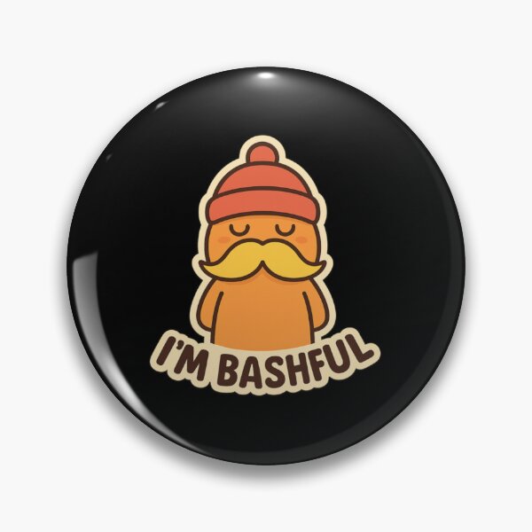Item preview, Funny Cartoon Character – “I’m Bashful” Meme Inspired ashby Bashful  designed and sold by ei-fere.
