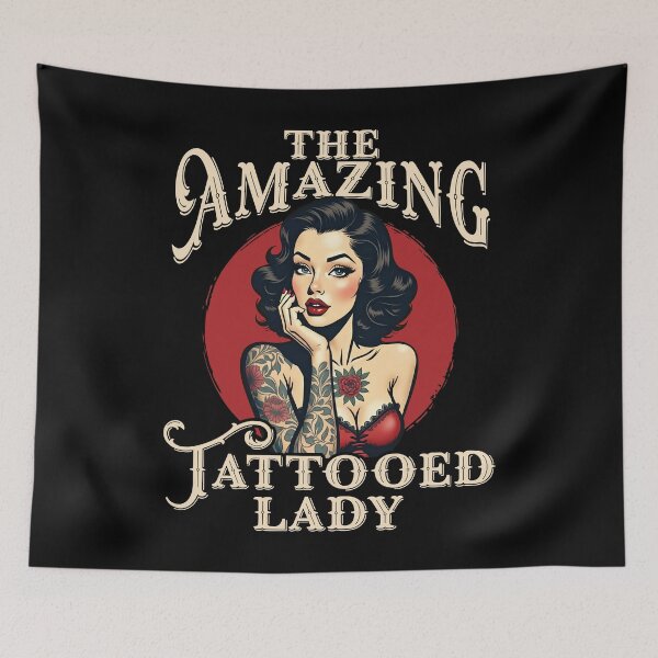 Item preview, The Amazing Tattooed Lady designed and sold by PaulSDesign.