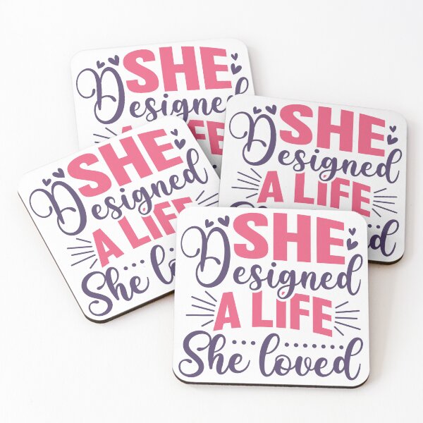 Item preview, she designed a life she loved designed and sold by artcultreone.
