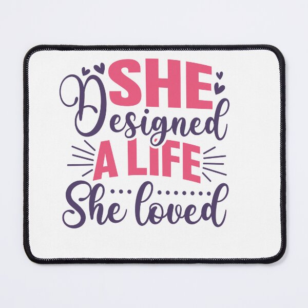 Item preview, she designed a life she loved designed and sold by artcultreone.