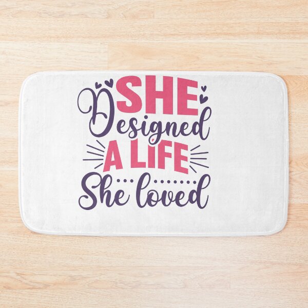 Item preview, she designed a life she loved designed and sold by artcultreone.