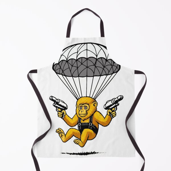 Aperçu de l'œuvre MONKEY MARK SPACE AGENCY – Golden Monkey Parachute Attacker créée et vendue par DixTartare.