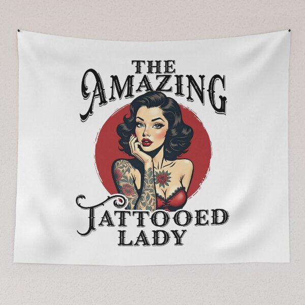 Item preview, The Amazing Tattooed Lady designed and sold by PaulSDesign.
