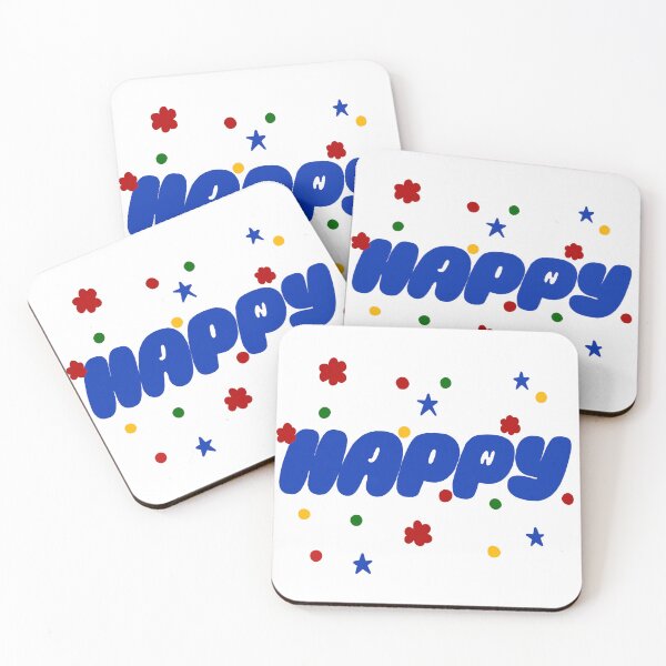 Item preview, Happy by Jin designed and sold by Merch Lachimolala.
