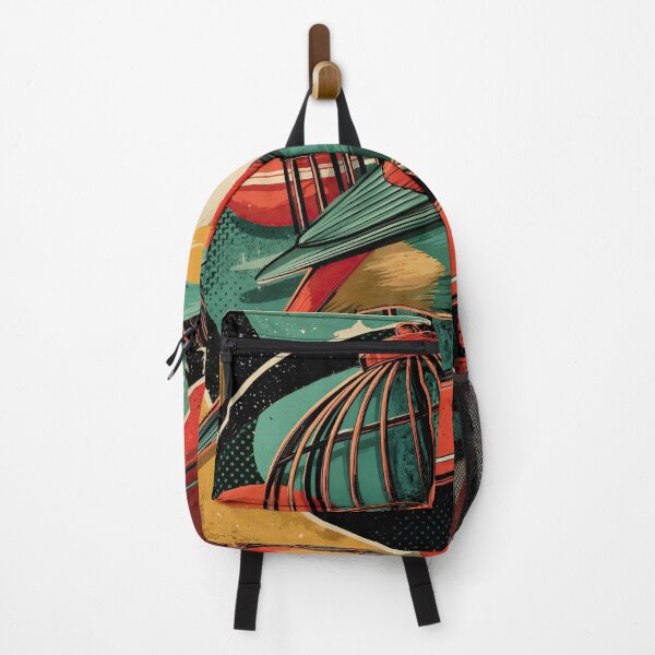 Item preview, Cosmic Aviary: Retro Bird in a Surreal Space Cage designed and sold by ForeverPrintsOK.