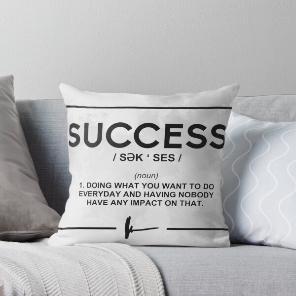 Aperçu de l'œuvre Succès Noun Verb Motivation créée et vendue par SuccessHunters.