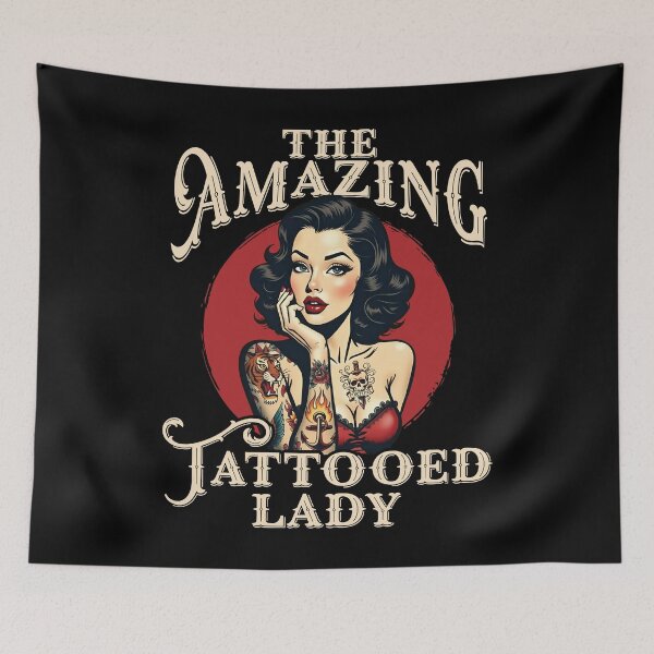 Item preview, The Amazing Tattooed Lady designed and sold by PaulSDesign.