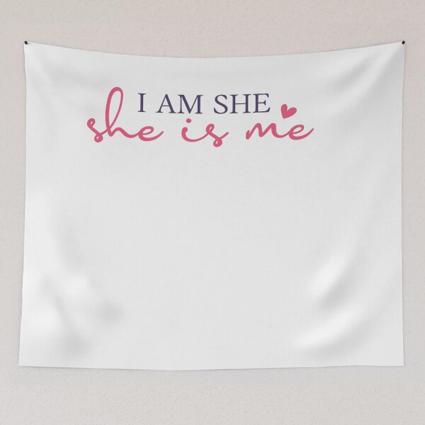 Item preview, i am she she is me designed and sold by artcultreone.