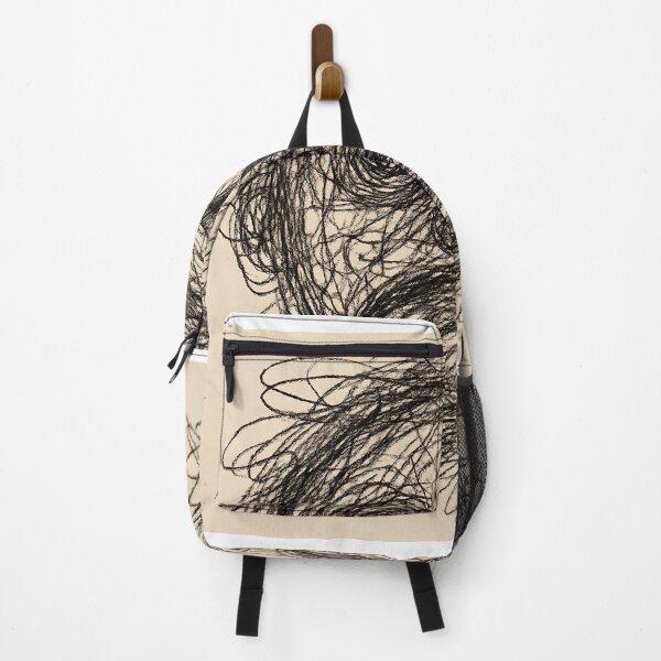 Item preview, Scribble Face – Abstract Chaotic Expression Drawing designed and sold by quibrak.