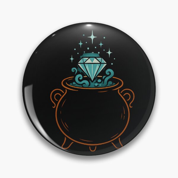 Item preview, Diamond Cauldron  - Sparkling Witchy Halloween Design designed and sold by anna2681.