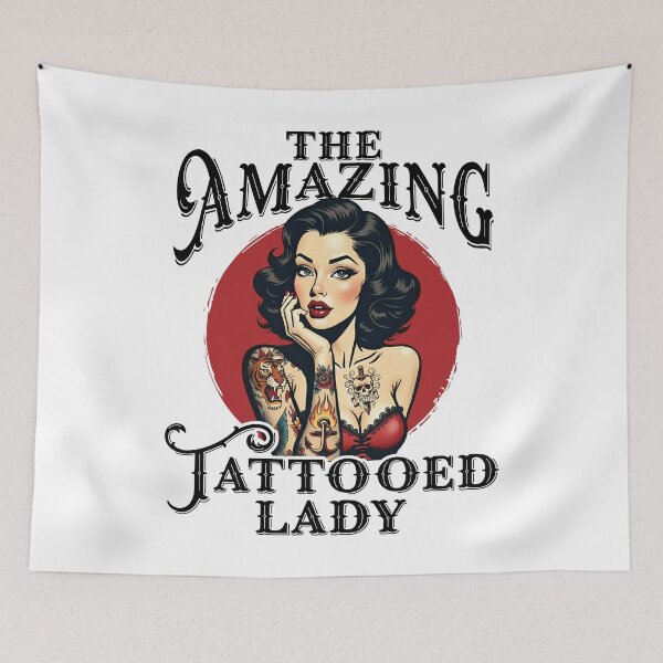 Item preview, The Amazing Tattooed Lady designed and sold by PaulSDesign.