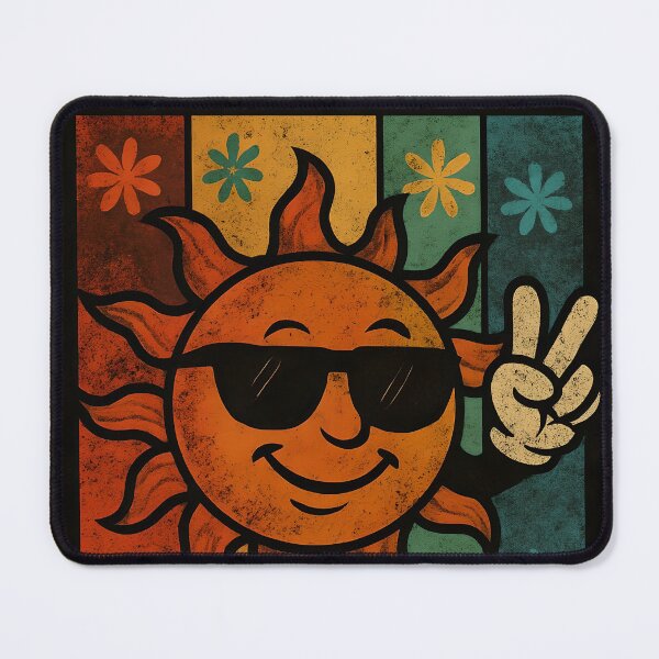 Item preview, 1990’s Sun – Retro Smiling Sun with Sunglasses designed and sold by quibrak.