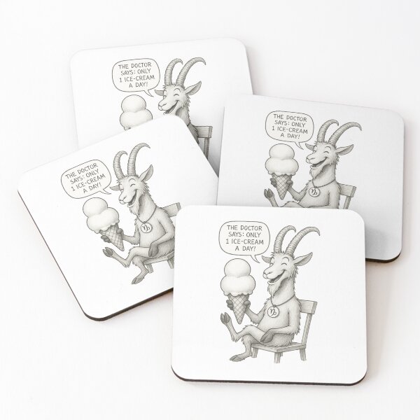 Item preview, Capricorn’s Daily Scoop B/W designed and sold by D - Magic.