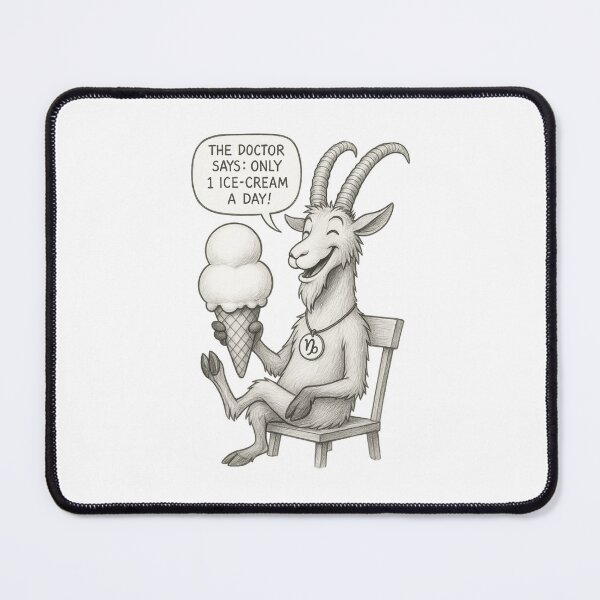 Item preview, Capricorn’s Daily Scoop B/W designed and sold by D - Magic.