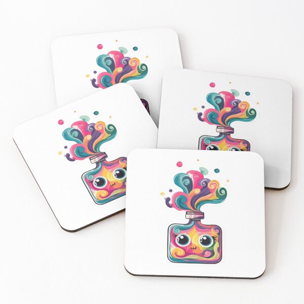 Item preview, Artistic Perfume Lovers Bottle – Colorful Fragrance Inspired Sticker | Elegant Fashion Scent Design designed and sold by Gurjeetpixelart.