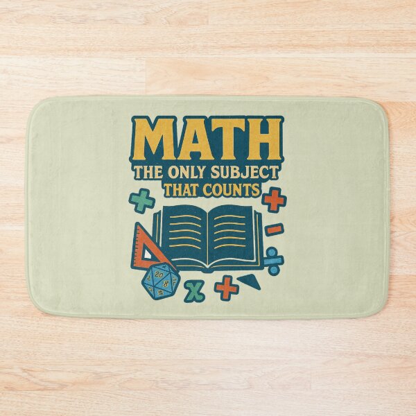 Item preview, MATH the only subject that counts designed and sold by FrictionMaxxing.