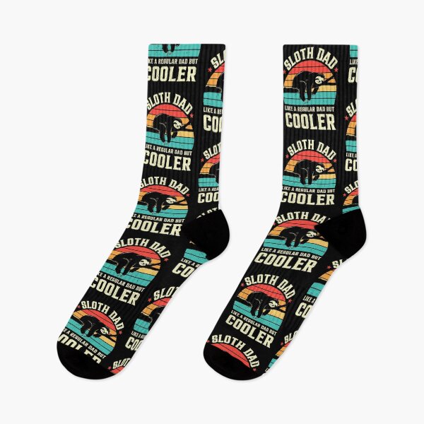 Item preview, Sloth Dad Like A Regular Dad But Cooler Retro designed and sold by RareBunny.