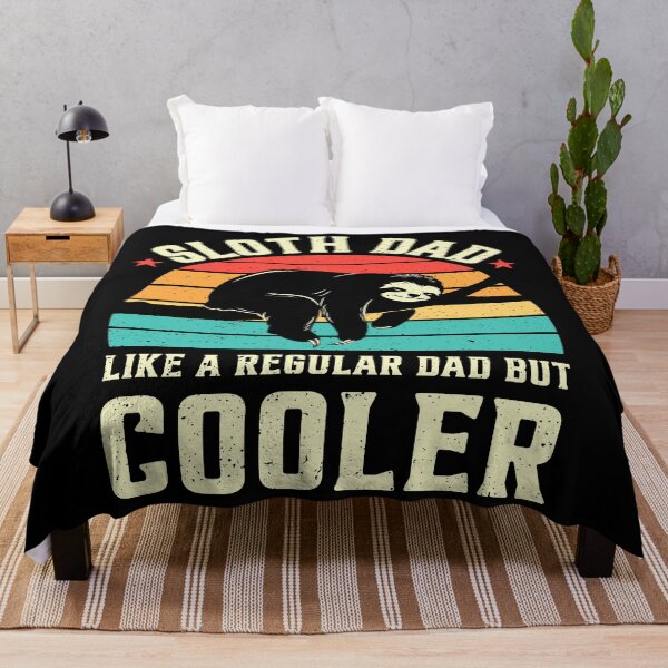 Item preview, Sloth Dad Like A Regular Dad But Cooler Retro designed and sold by RareBunny.