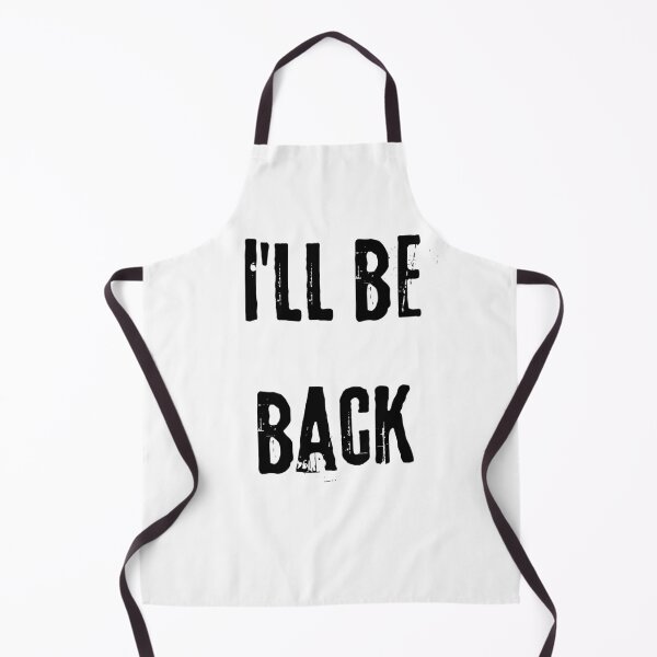 Item preview, I’ll Be Back Distressed Text Design designed and sold by MB_Artist.