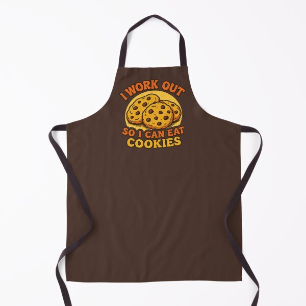 Item preview, I work out so I can eat cookies designed and sold by FrictionMaxxing.